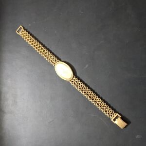 Speidel Custom "Kim" Gold Electroplate Three Strand ID Statement Bracelet